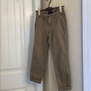 AE cropped khakis